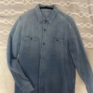 Men's Blue Button Up (looks like denim)